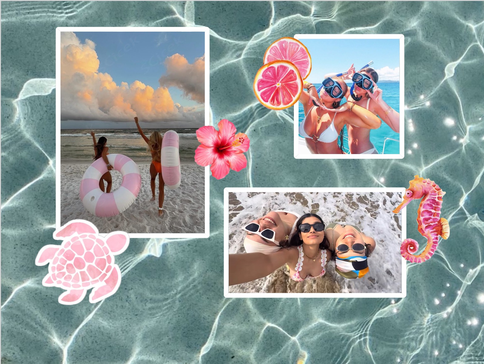 carte postale plage photo