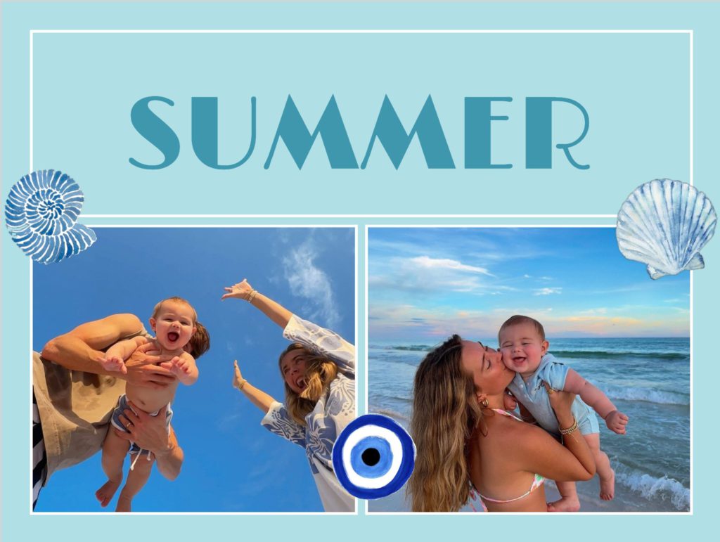 photos de plage avec bébé